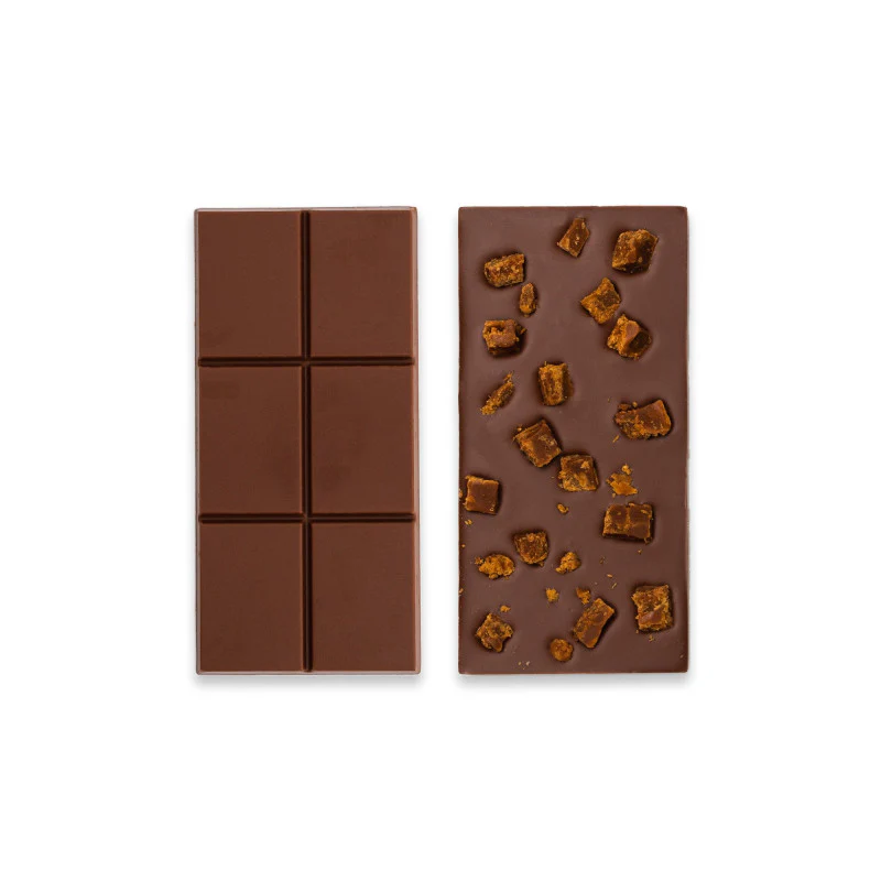 Achill Island Sea Salt Fudge and Milk Chocolate Bar - Image 4
