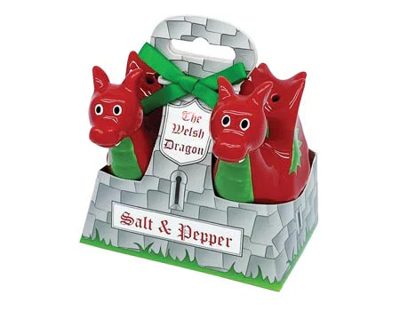 Baby Welsh Dragon Salt & Pepper Set - Image 2