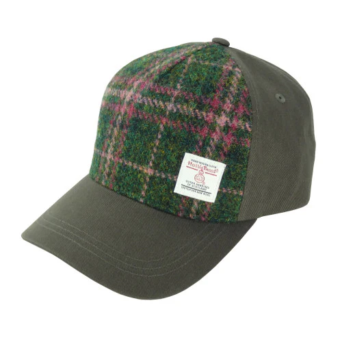 Baseball Cap with Harris Tweed - Image 6