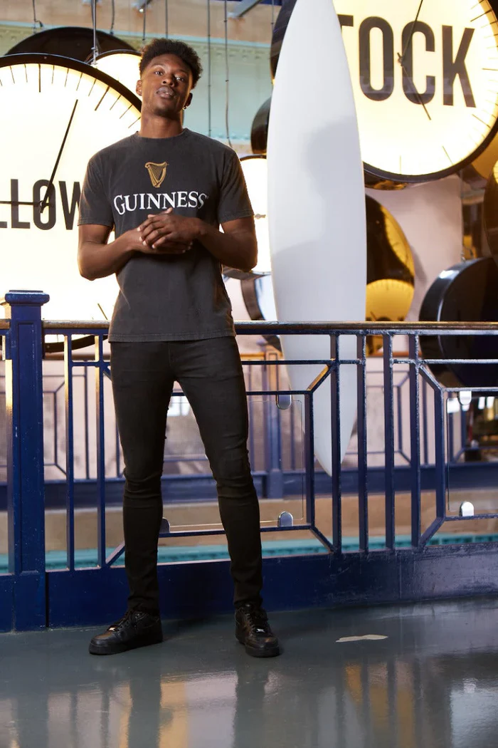Black Guinness and Harp Distressed Tee - Image 6