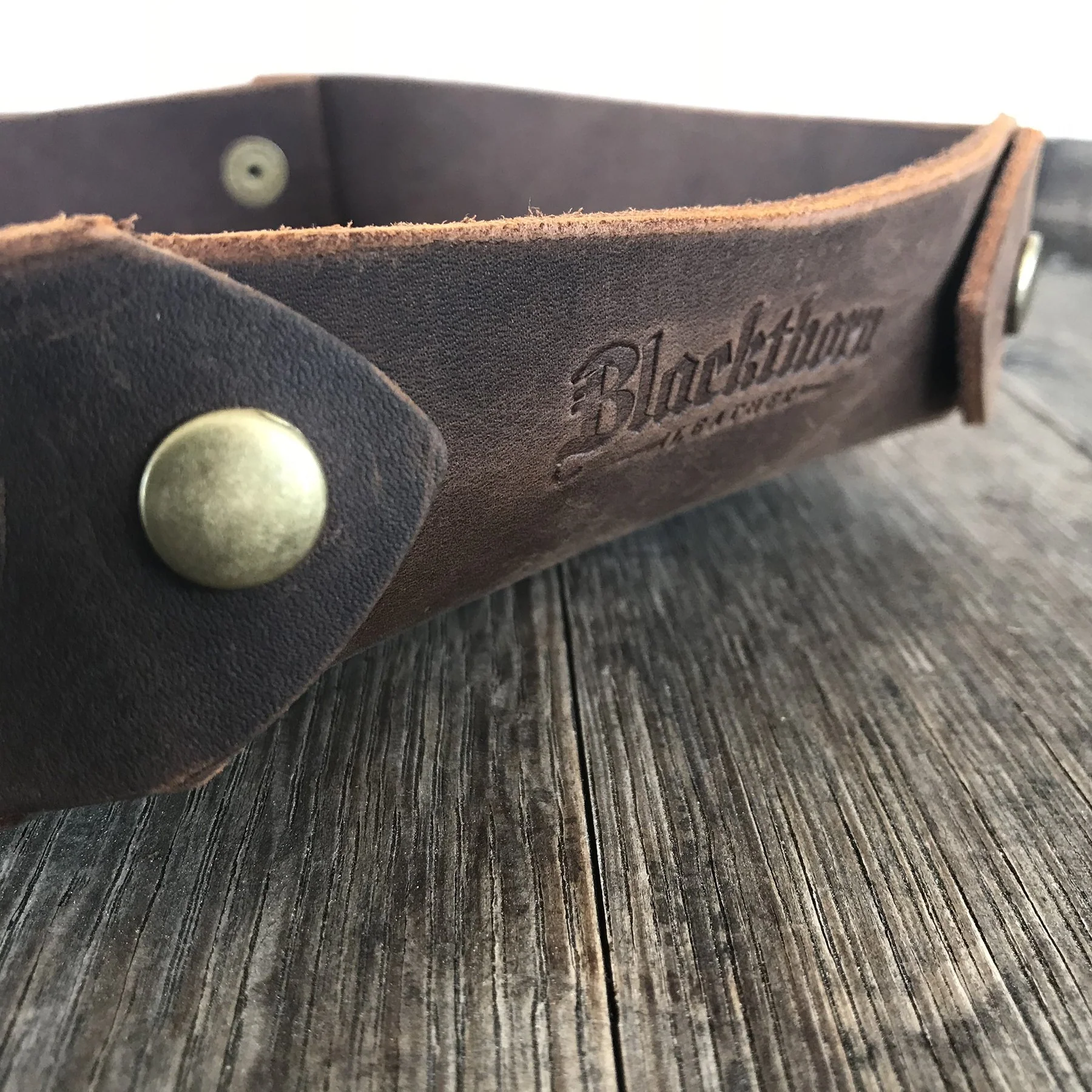 Brown Leather Valet Tray - Tree of Life