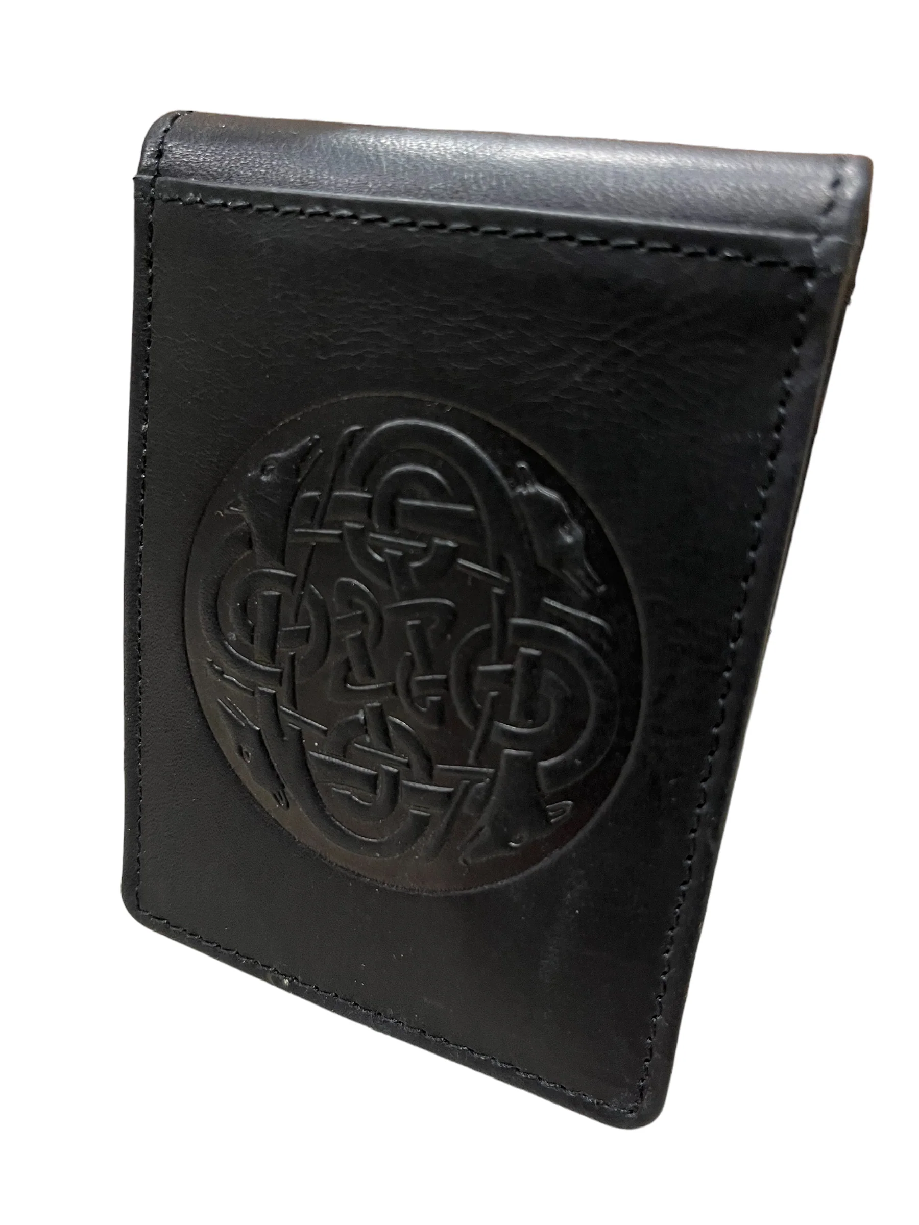 Celtic Hounds Leather Money Clip - Image 8
