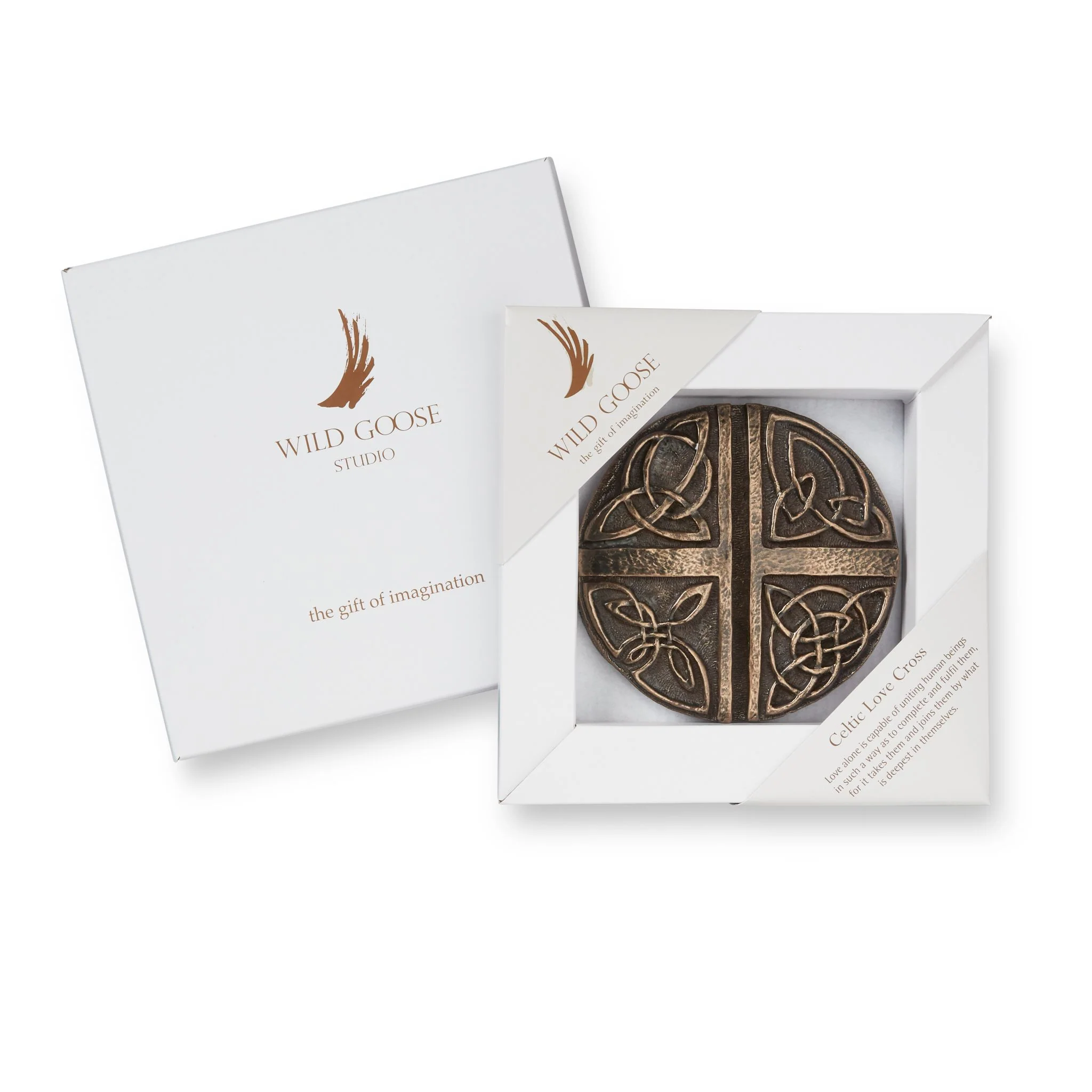 Celtic Love Cross Boxed Plaque