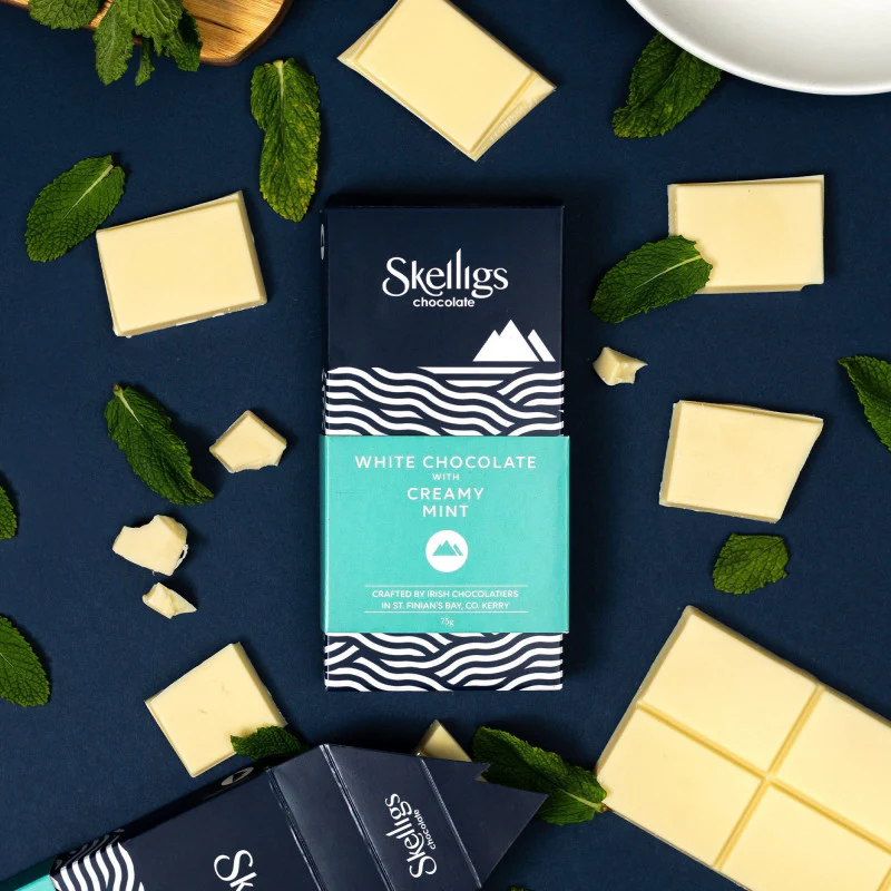 Creamy Mint and White Chocolate Bar - Image 2