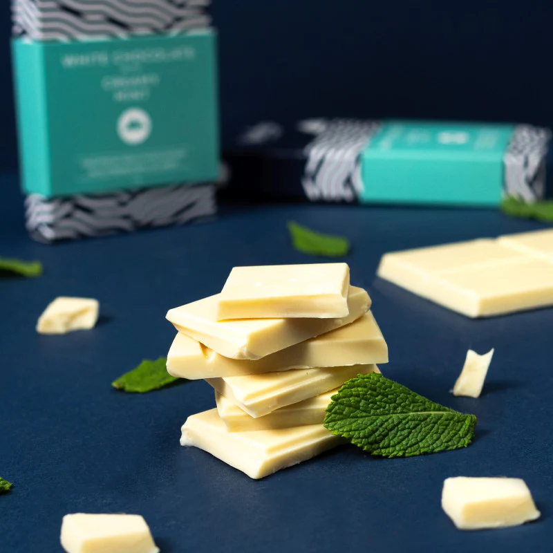 Creamy Mint and White Chocolate Bar - Image 3
