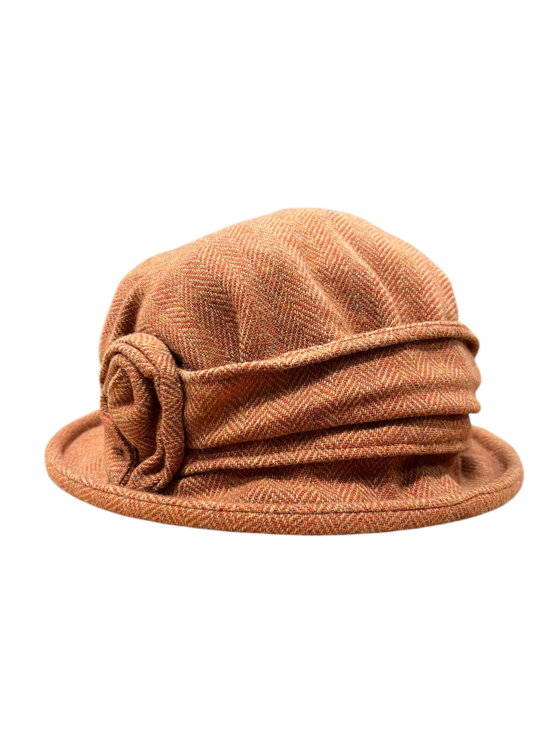 Downton Abbey Style Ladies Hat with Rose - Image 13