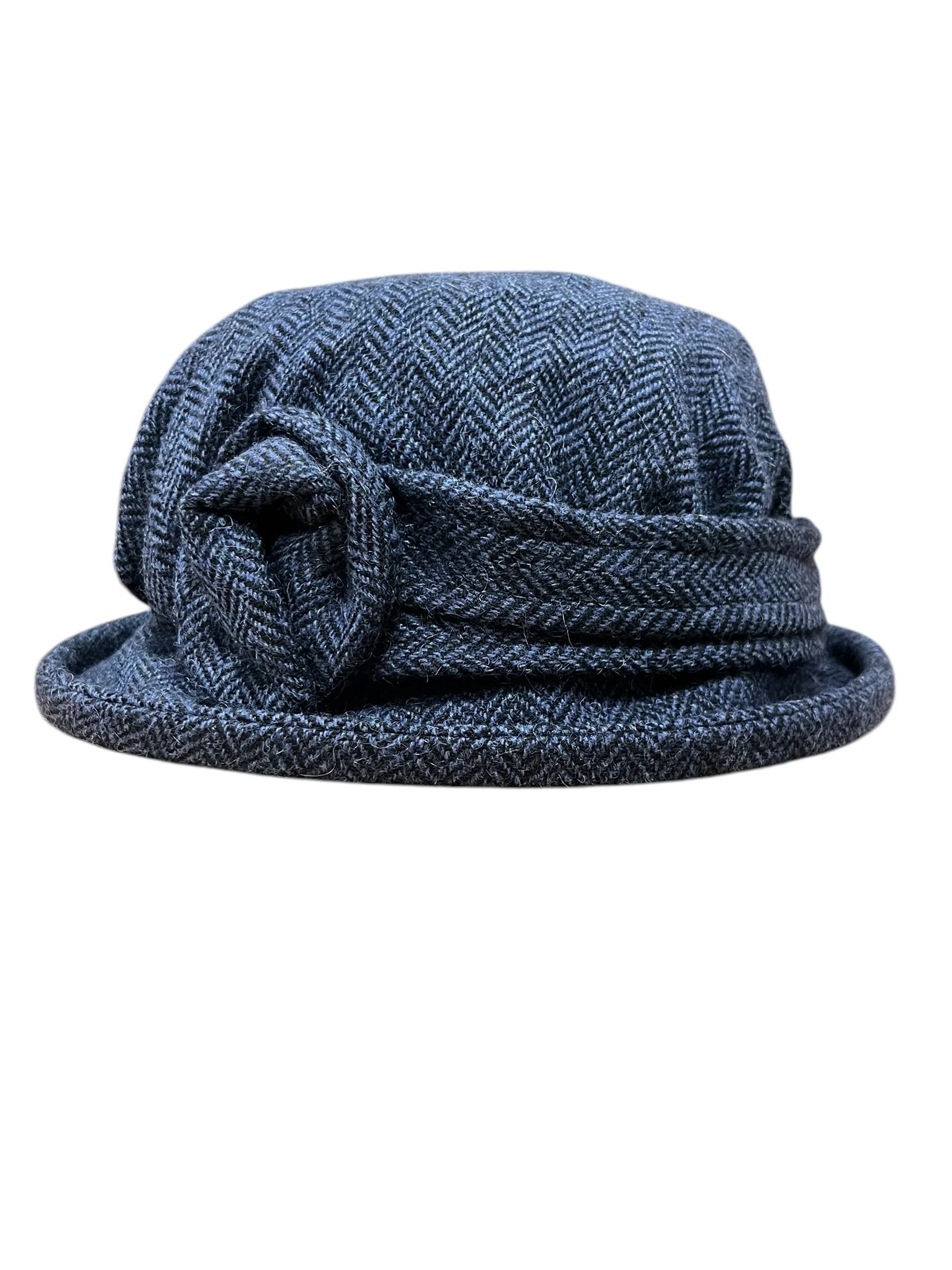 Downton Abbey Style Ladies Hat with Rose - Image 16