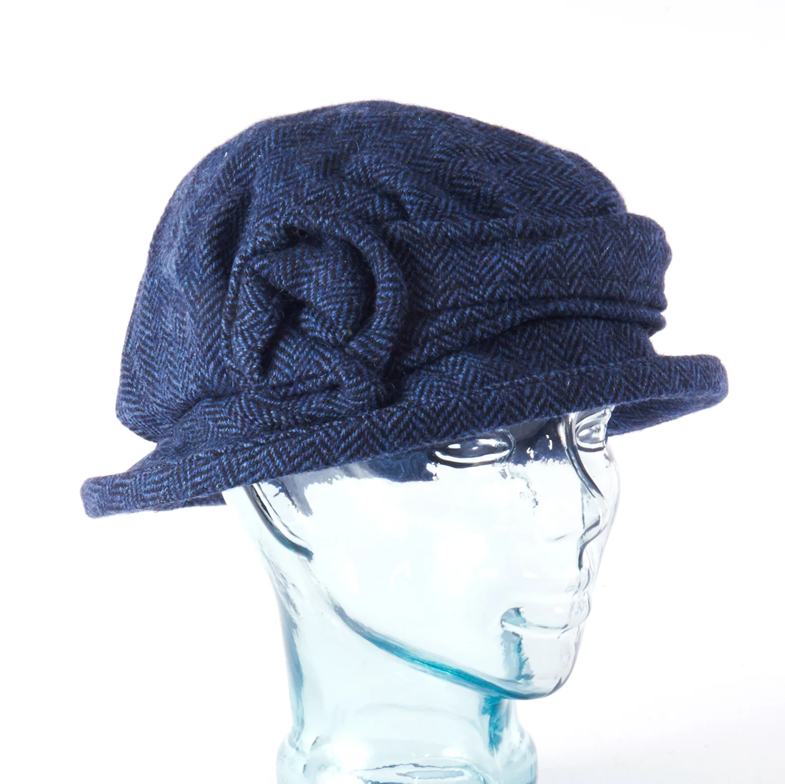 Downton Abbey Style Ladies Hat with Rose - Image 18