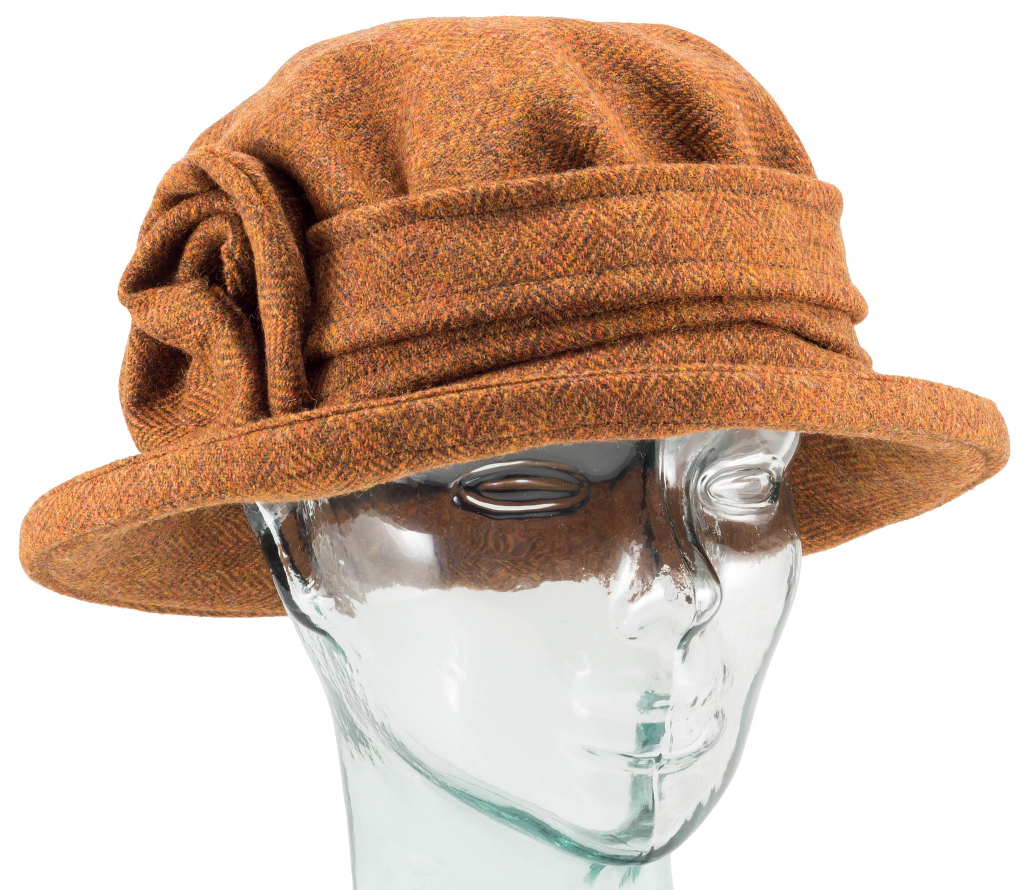 Downton Abbey Style Ladies Hat with Rose - Image 7