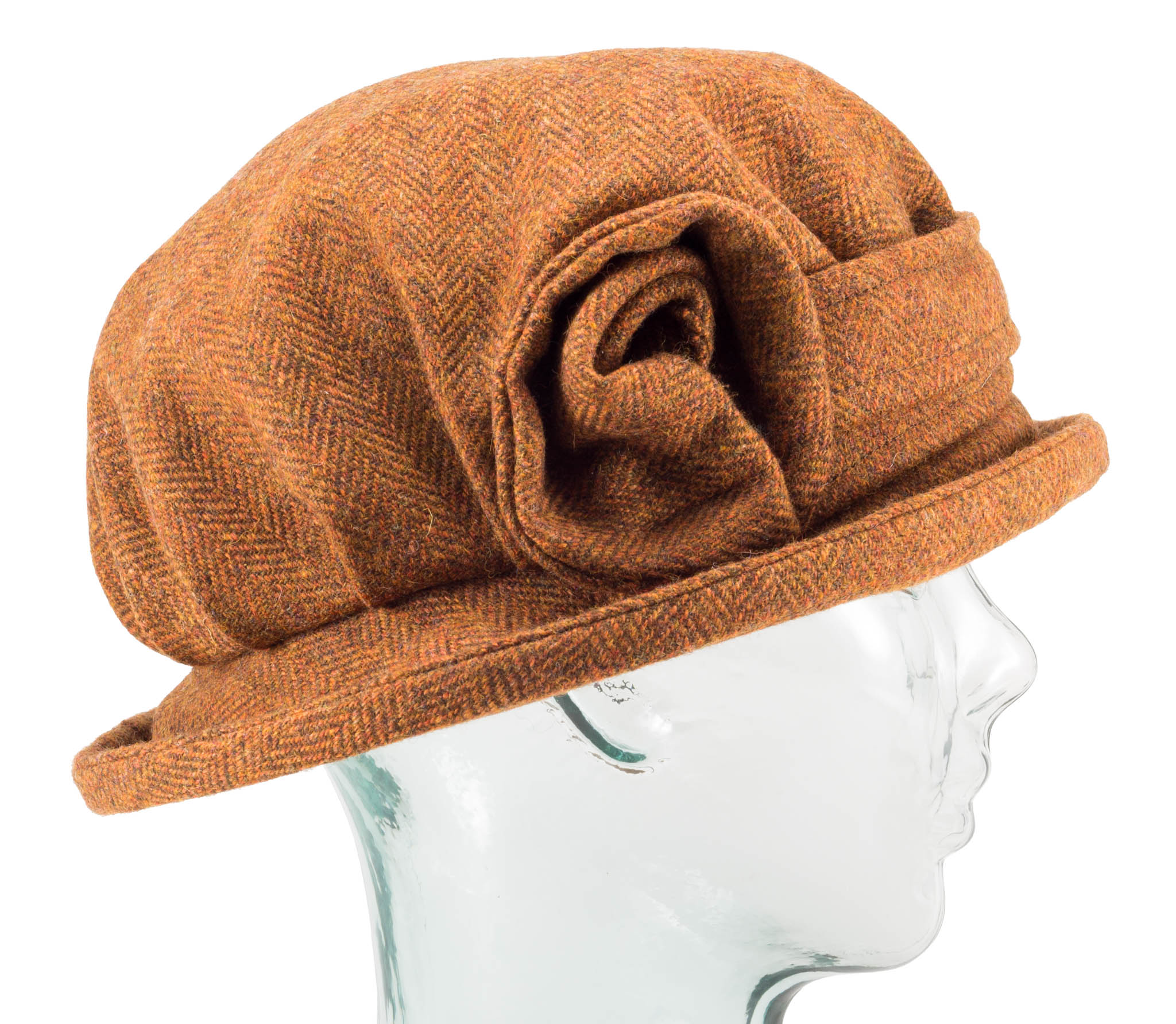 Downton Abbey Style Ladies Hat with Rose - Image 8
