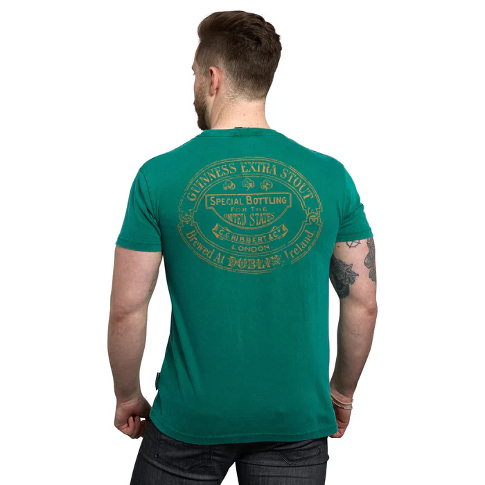 Green Guinness Harp Premium Tee - Image 3