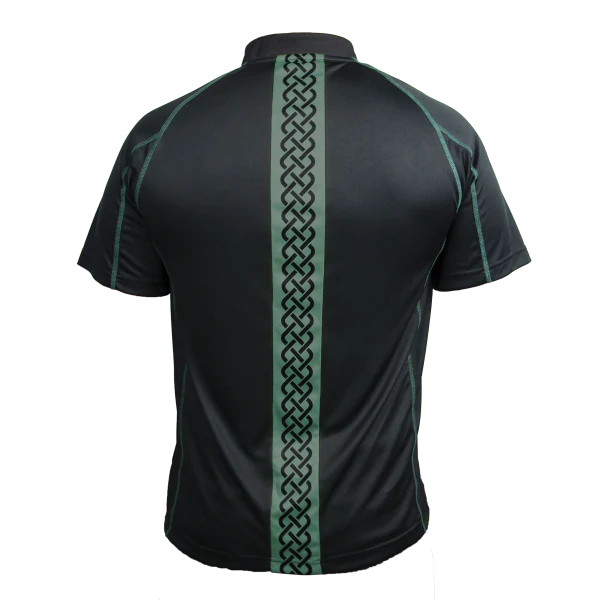 Guinness Black and Green Short Sleeve Rugby Jersey - G1021 - Image 2