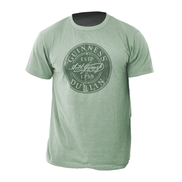 Guinness Green Bottle Cap Tee - Image 4