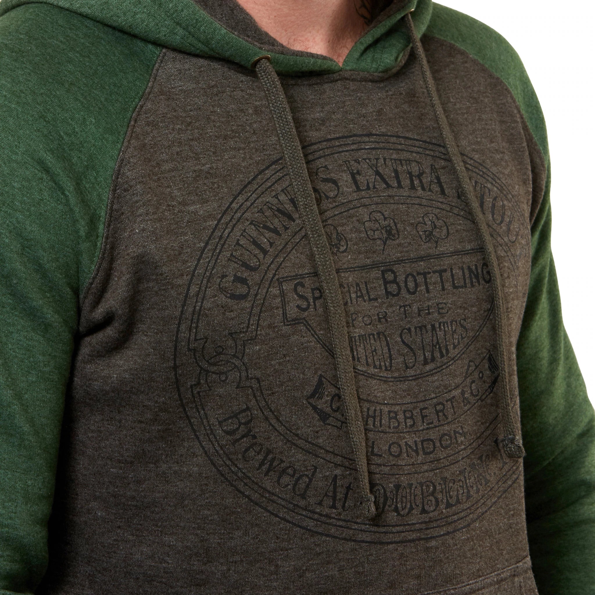Guinness Grey and Green Hoodie - Image 3