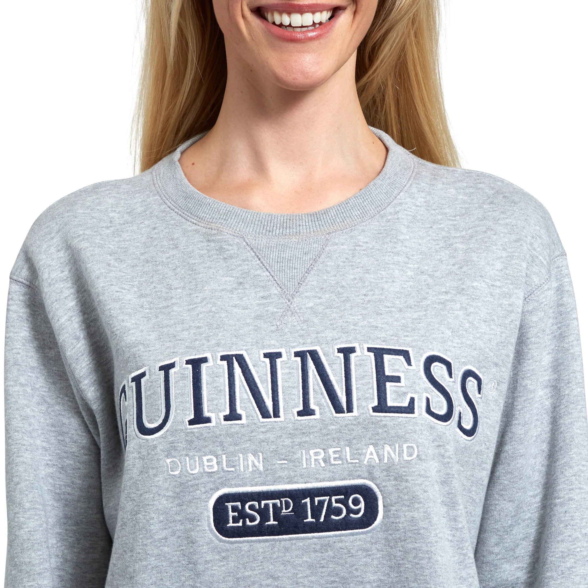 Guinness Grey Crewneck Sweatshirt - Image 4