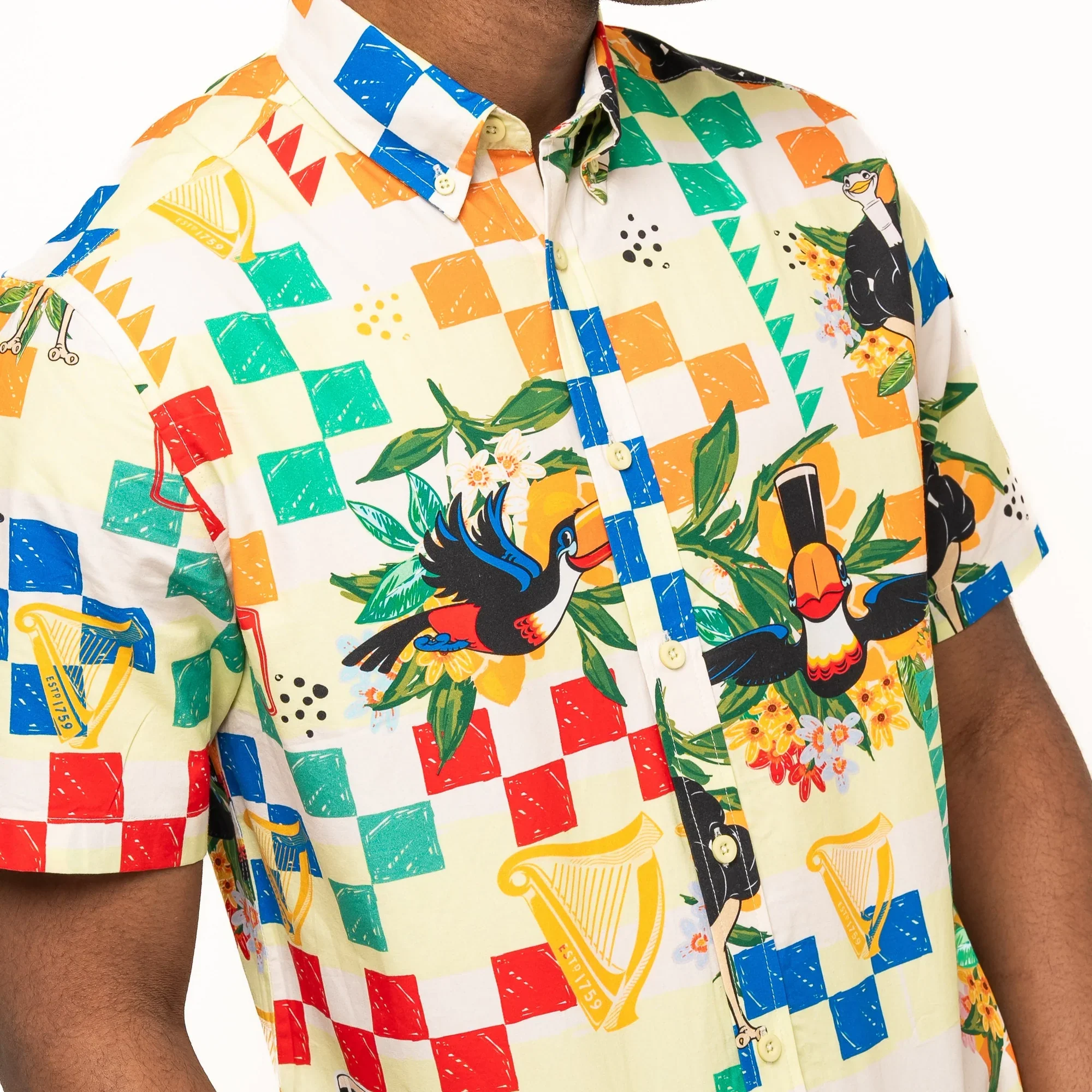 Guinness Toucan Beach Shirt - Image 4