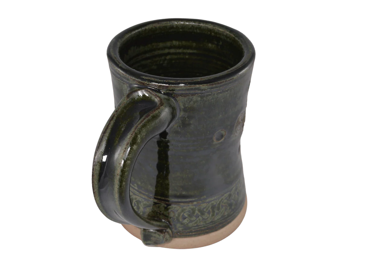 Hand Made Irish Pottery Celtic Knotwork Beer Steins - Image 2