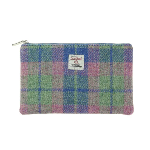 Harris Tweed 'Berneray' Medium Zip Pouch - Image 10