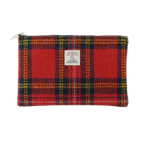 Harris Tweed 'Berneray' Medium Zip Pouch - Image 11