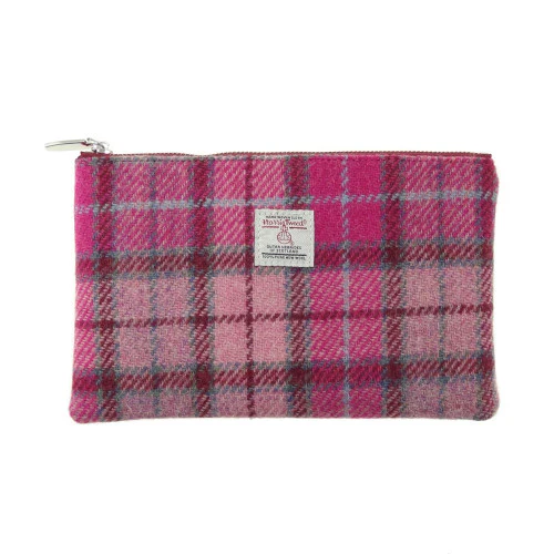 Harris Tweed 'Berneray' Medium Zip Pouch - Image 12