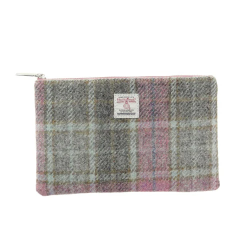 Harris Tweed 'Berneray' Medium Zip Pouch - Image 14