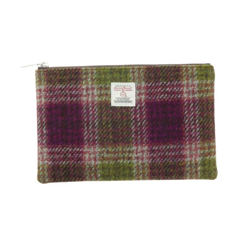 Harris Tweed 'Berneray' Medium Zip Pouch - Image 16