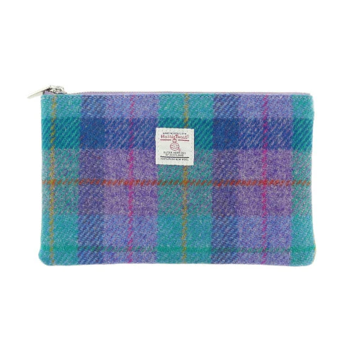 Harris Tweed 'Berneray' Medium Zip Pouch - Image 4