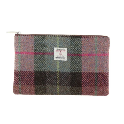 Harris Tweed 'Berneray' Medium Zip Pouch - Image 5