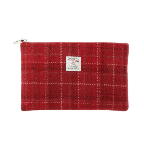 Harris Tweed 'Berneray' Medium Zip Pouch - Image 9