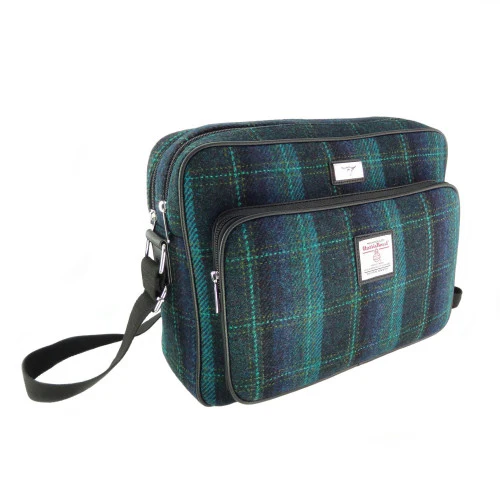 Harris Tweed 'Bowmont' Messenger Bag - Image 3