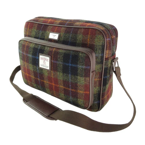 Harris Tweed 'Bowmont' Messenger Bag - Image 4
