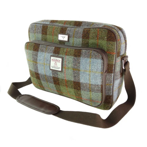 Harris Tweed 'Bowmont' Messenger Bag - Image 5
