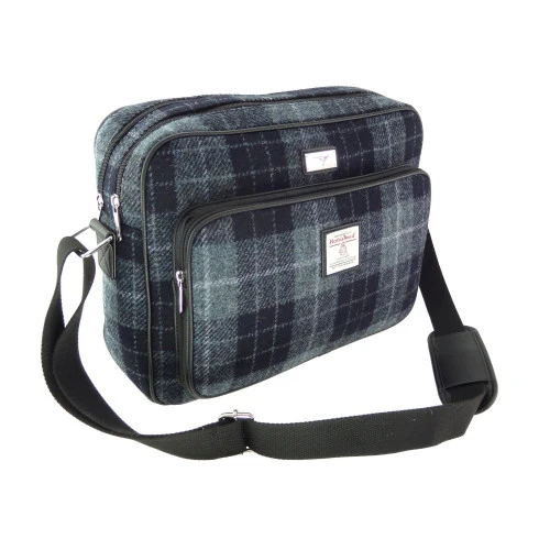 Harris Tweed 'Bowmont' Messenger Bag - Image 6