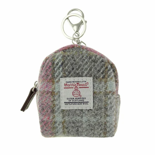 Harris Tweed 'Cava' Micro Bag Keyring - Image 2