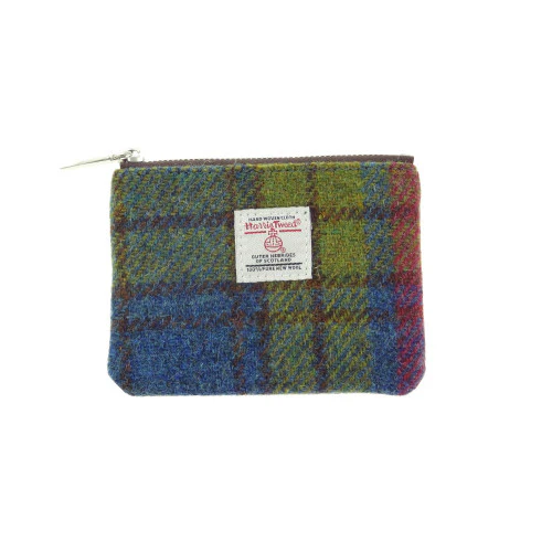 Harris Tweed 'Eriskay' Small Zip Pouch - Image 4