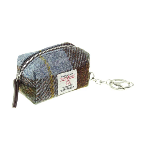 Harris Tweed 'Fara' Micro Bag Keyring - Image 2