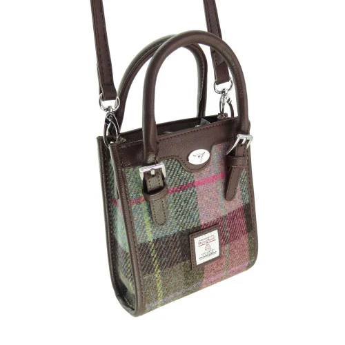 Harris Tweed 'Keltie' Tall Mini Tote Bag - Image 4