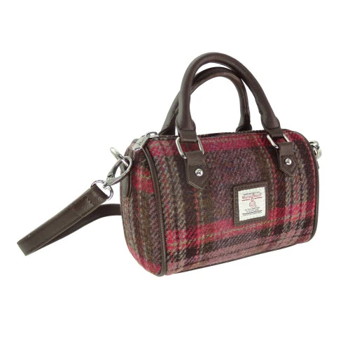 Harris Tweed Mini Bowling Bag - Image 13