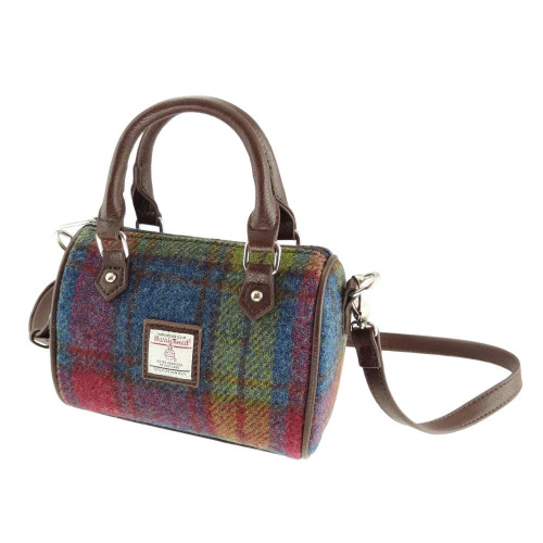 Harris Tweed Mini Bowling Bag - Image 18