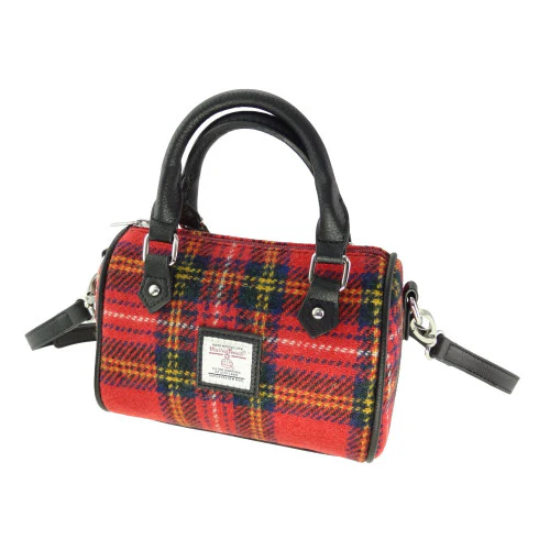 Harris Tweed Mini Bowling Bag - Image 19
