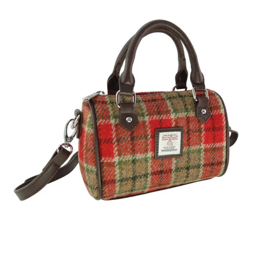 Harris Tweed Mini Bowling Bag - Image 20