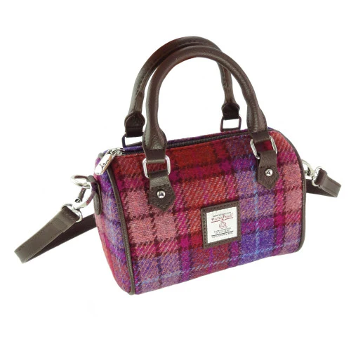 Harris Tweed Mini Bowling Bag - Image 23