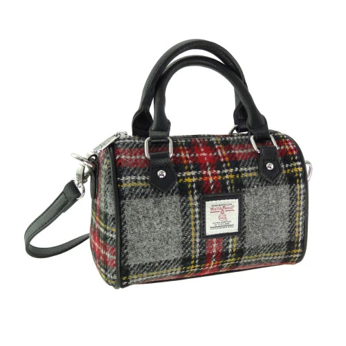Harris Tweed Mini Bowling Bag - Image 24