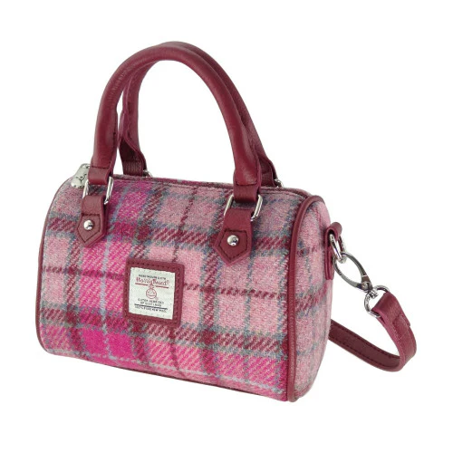 Harris Tweed Mini Bowling Bag - Image 25