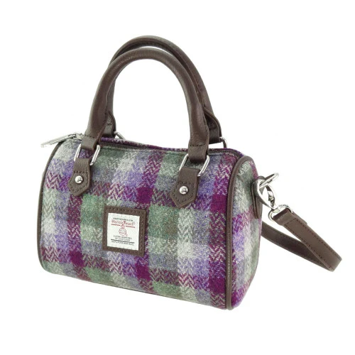 Harris Tweed Mini Bowling Bag - Image 26
