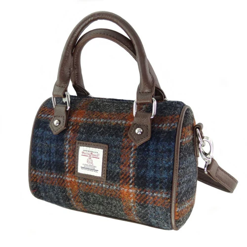 Harris Tweed Mini Bowling Bag - Image 29