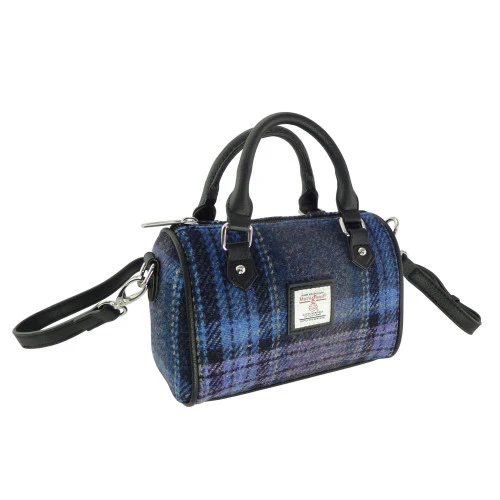 Harris Tweed Mini Bowling Bag - Image 3