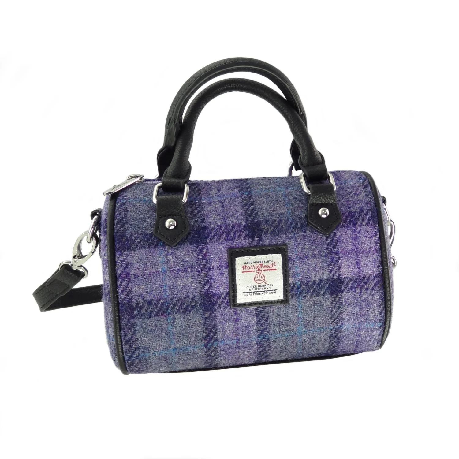 Harris Tweed Mini Bowling Bag - Image 37