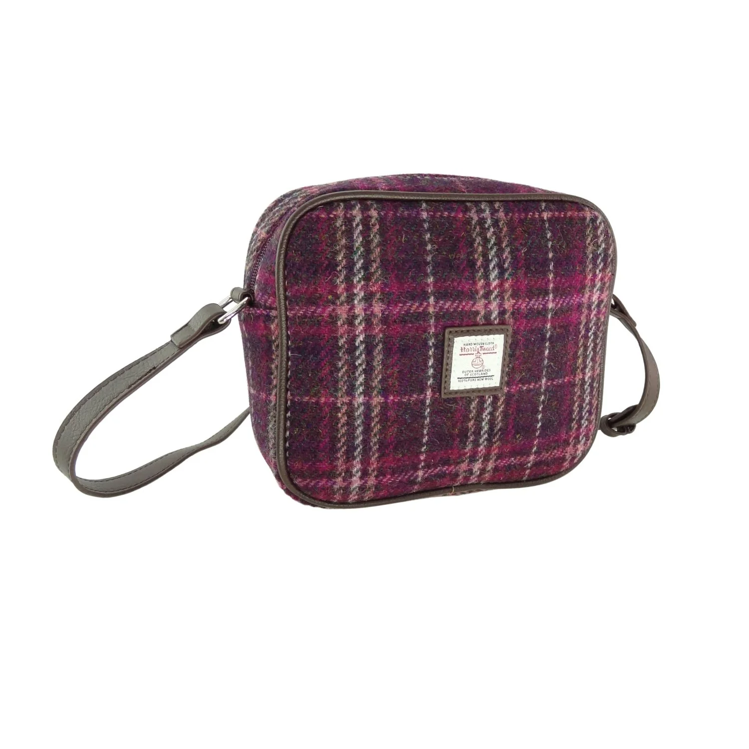 Harris Tweed Mini Satchel with Shoulder Strap - Image 37