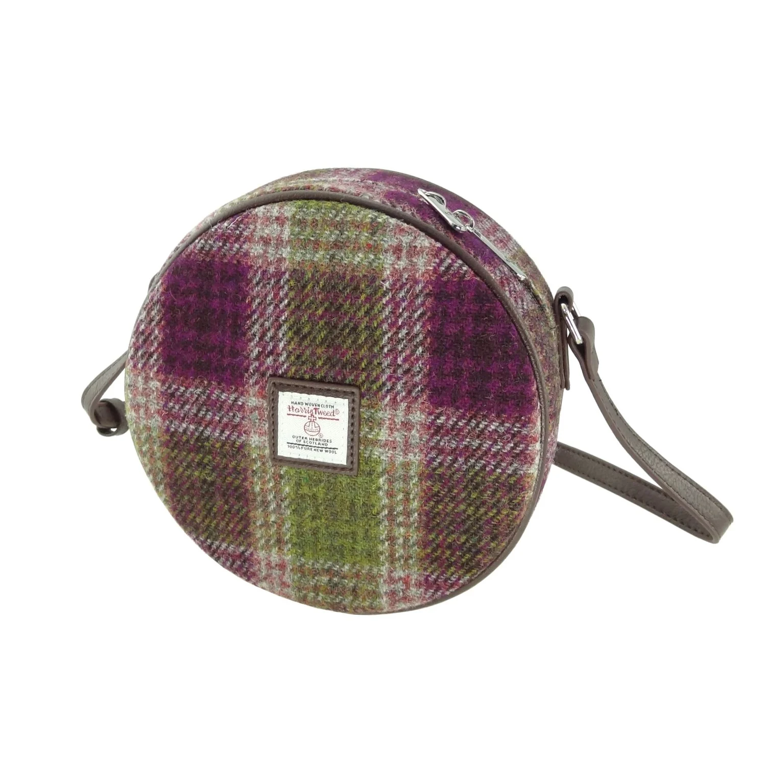 Harris Tweed Round Bag - Image 11